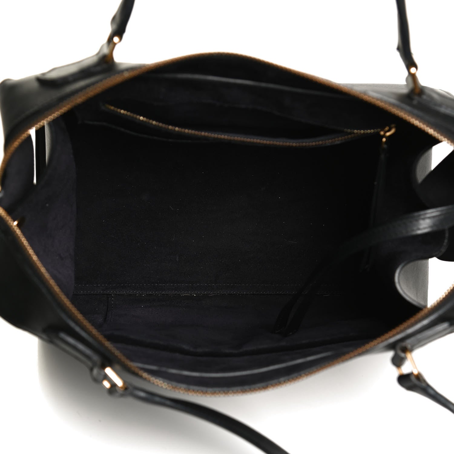 Celine Bullhide Calfskin Medium Ring Bag Black 4 of 11
