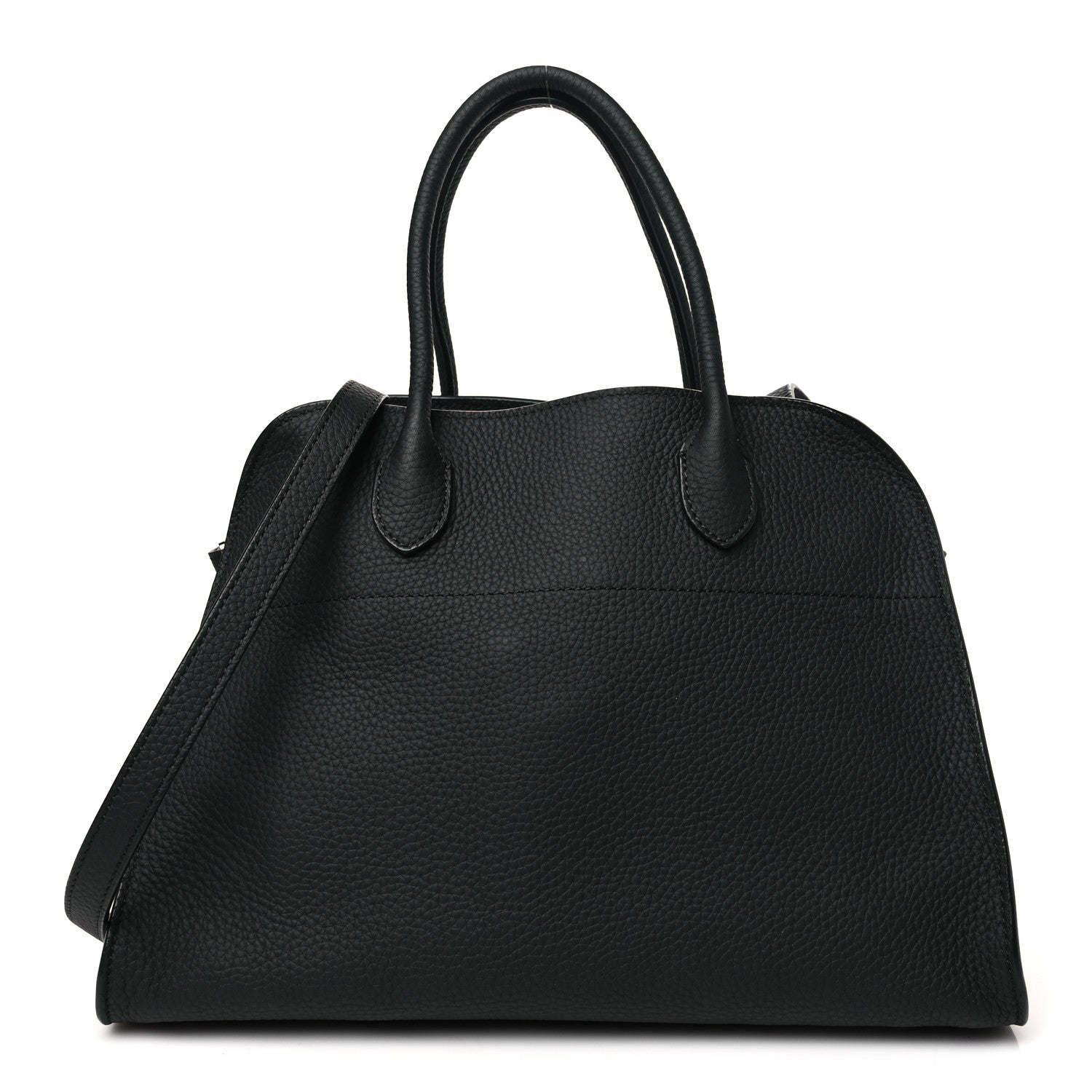 The Row Matte Grained Calfskin Soft Margaux 12 Black 1 of 10