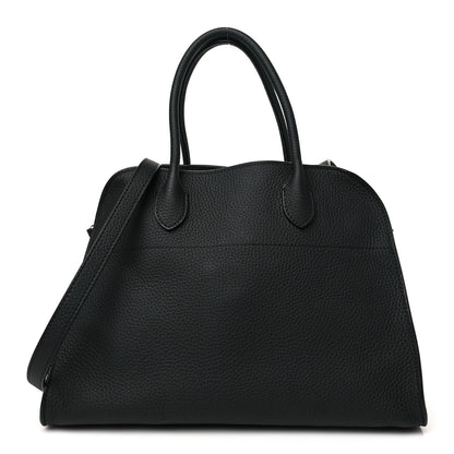 The Row Matte Grained Calfskin Soft Margaux 12 Black 1 of 10