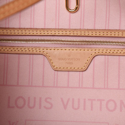 Louis Vuitton Damier Azur Neo Neverfull MM Rose Ballerine 6 of 15