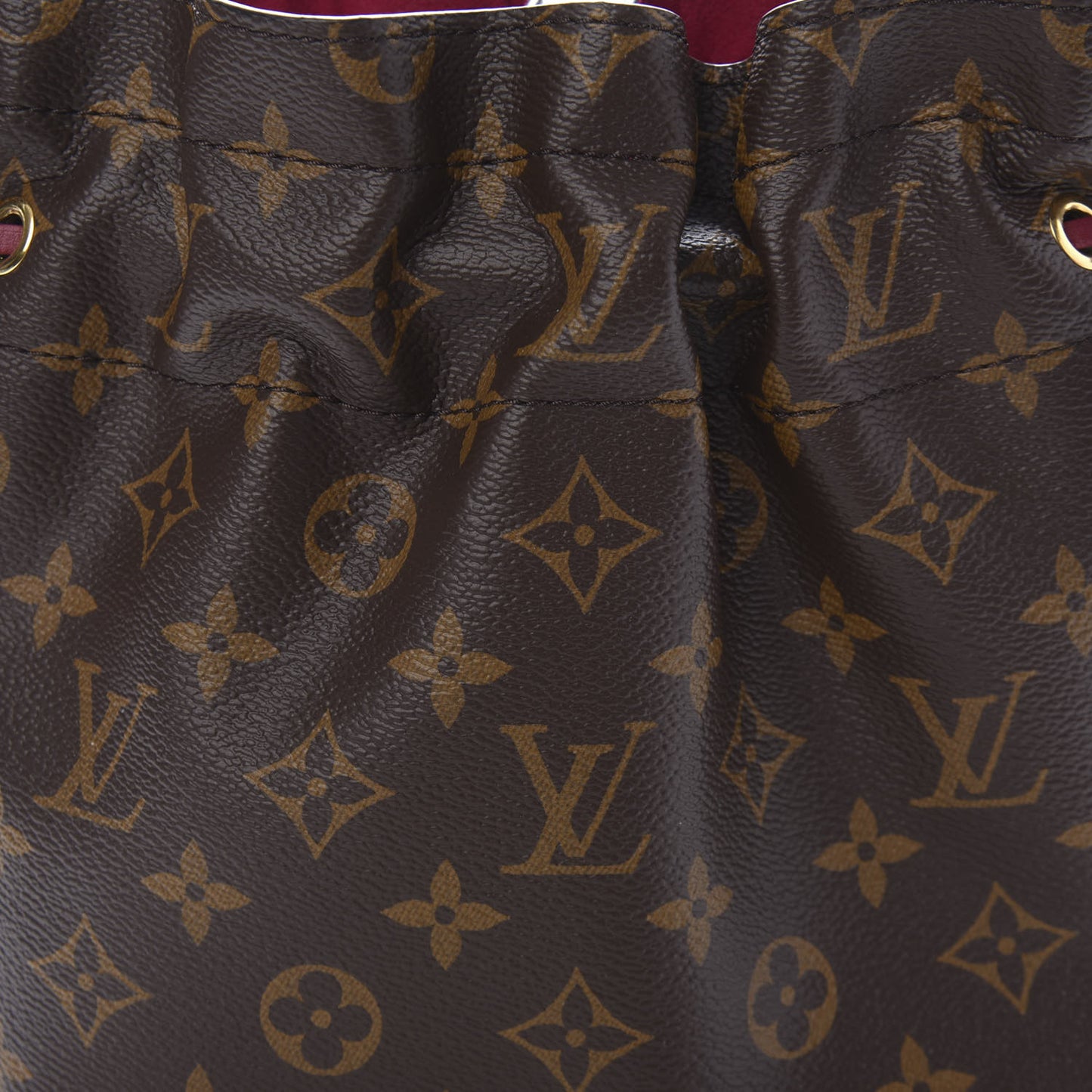 Monogram Pouch Noe Fuchsia