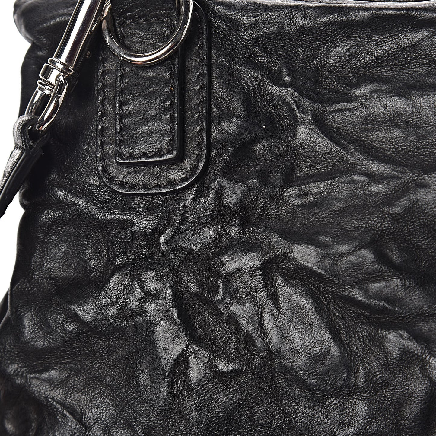 Tumbled Sheepskin Small Pandora Black