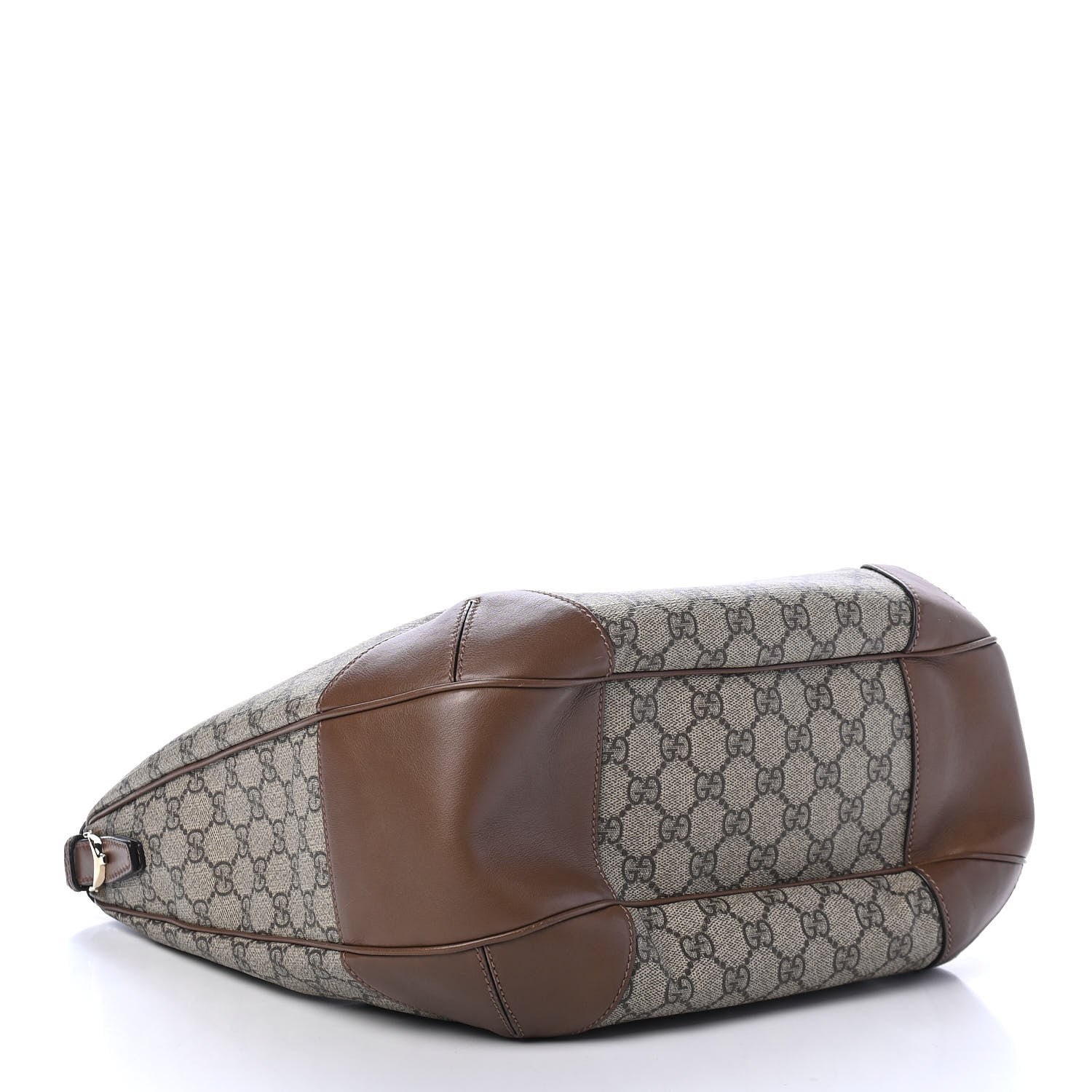 Gucci GG Supreme Monogram Margaux Calfskin Medium Nice Hobo Beige Ebony Acero 3 of 4