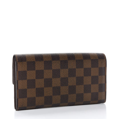 Louis Vuitton Damier Ebene Sarah Wallet 3 of 8