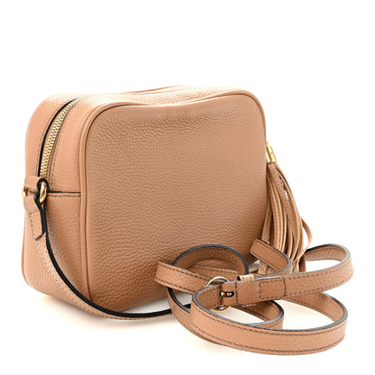 Gucci Pebbled Calfskin Small Soho Disco Bag Camelia 3 of 10