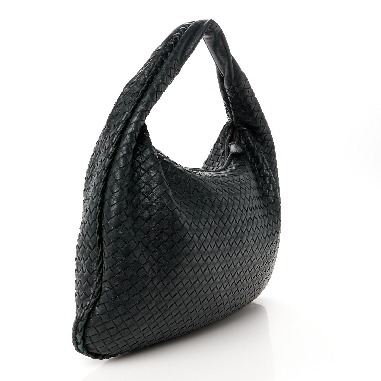 Bottega Veneta Nappa Intrecciato Large Veneta Hobo Black 3 of 11