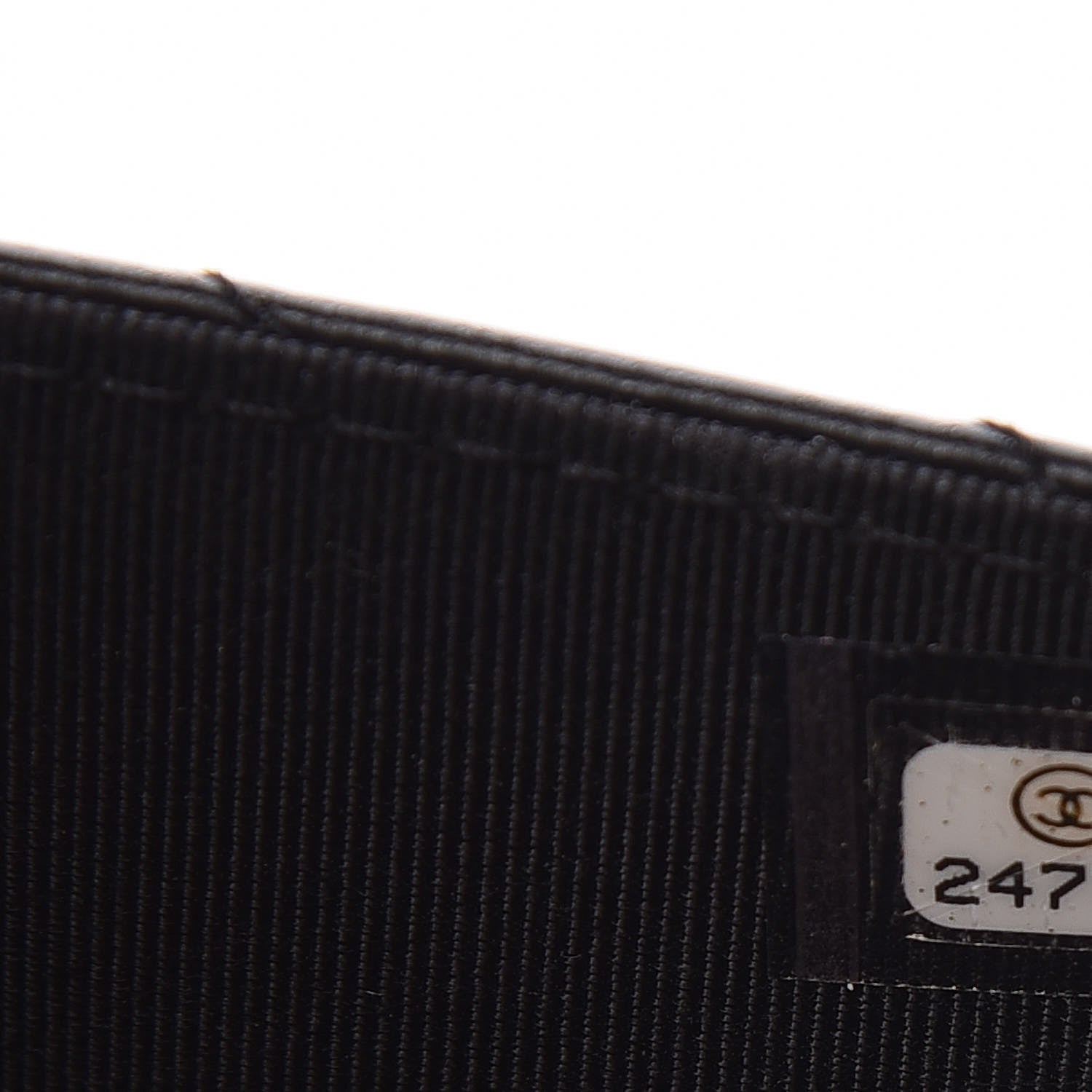 Chanel Aged Calfskin Chevron Quilted Reissue Wallet On Chain WOC Black 8 of 12