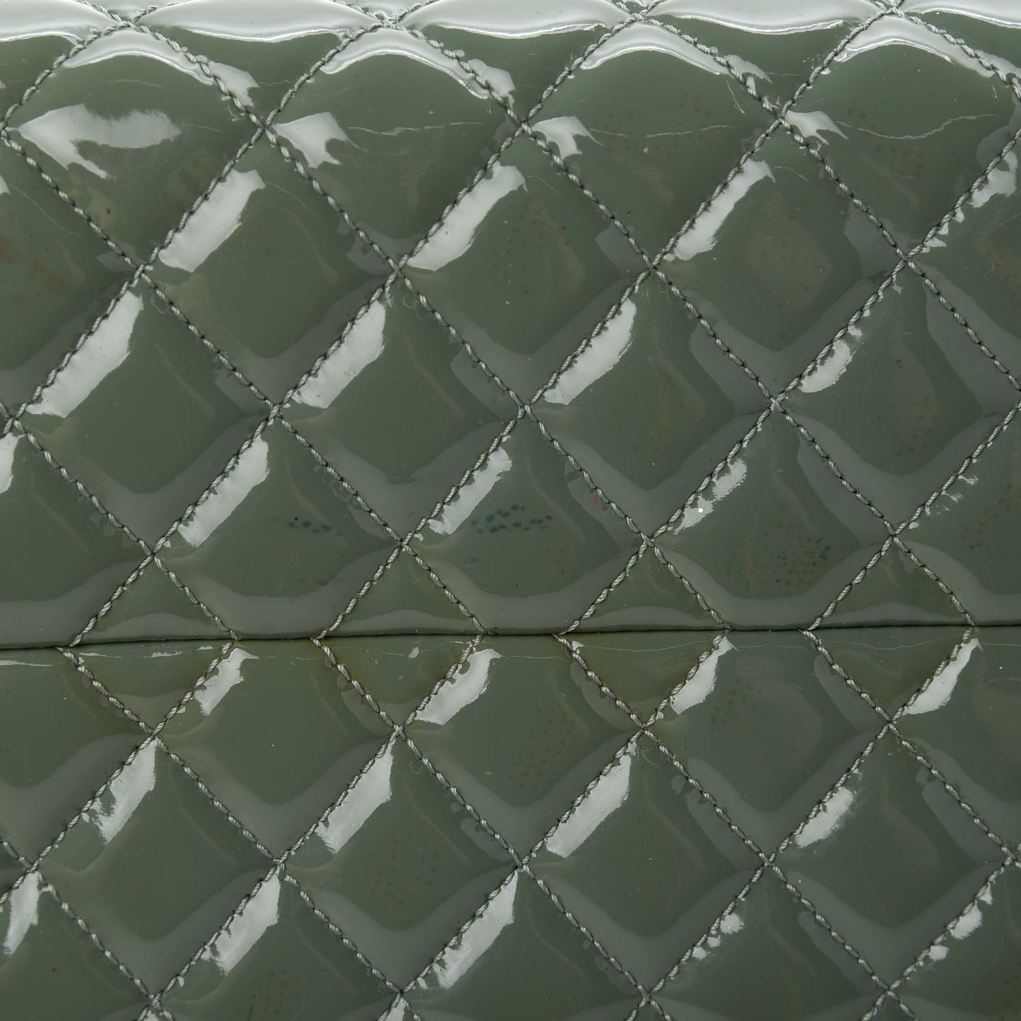 Patent Quilted Medium Just Mademoiselle Green