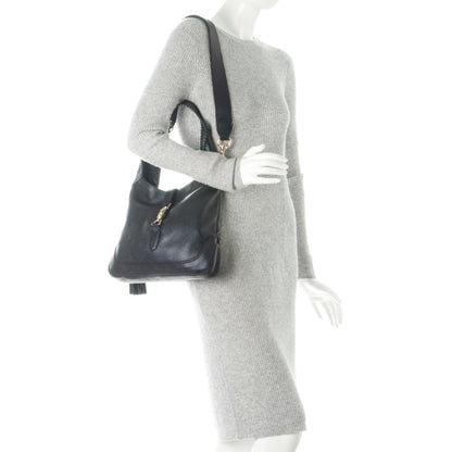 Gucci Metallic Pebbled Calfskin Medium New Jackie Shoulder Bag 3 of 10