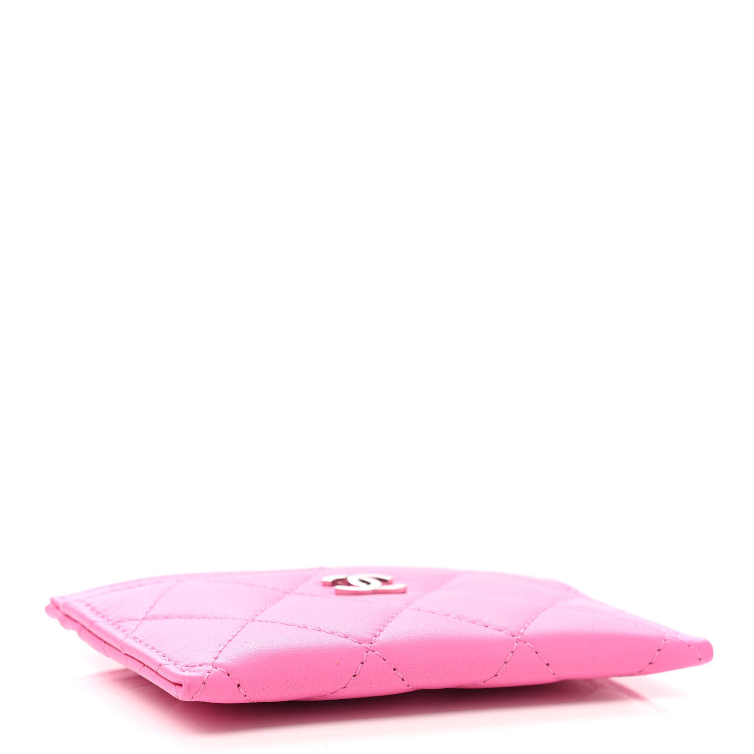 Chanel Lambskin Quilted Card Holder Pink 4 of 8