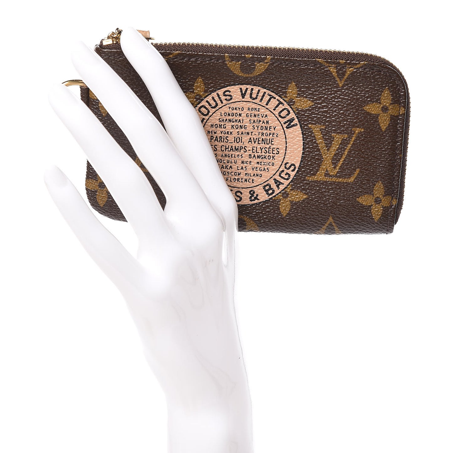 Monogram Complice Trunks and Bags Key Pouch Beige