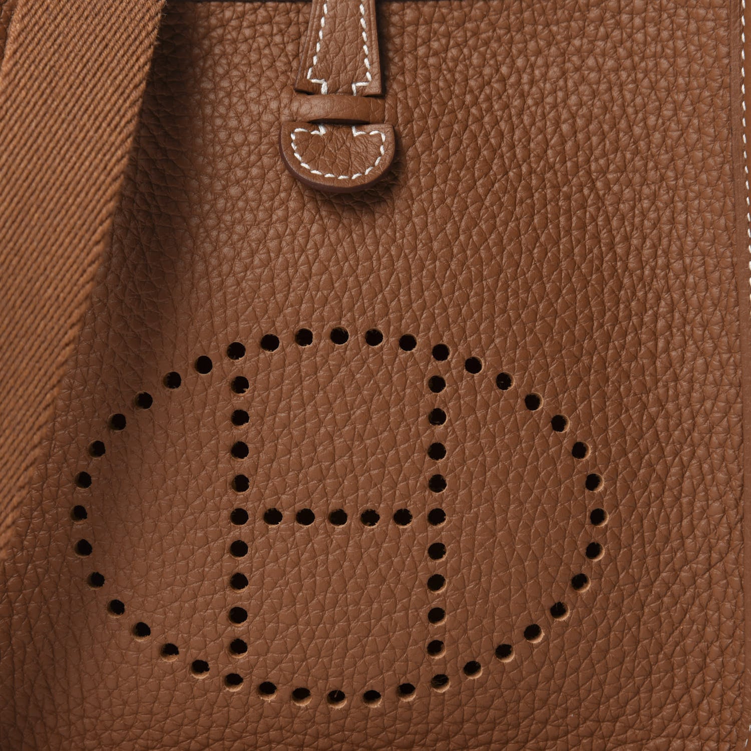 Hermes Taurillon Clemence Evelyne TPM Gold 10 of 11
