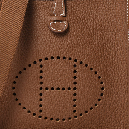 Hermes Taurillon Clemence Evelyne TPM Gold 10 of 11