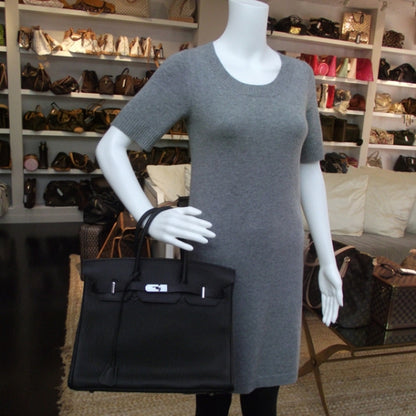 Hermes Togo Birkin 35 Black 2 of 12