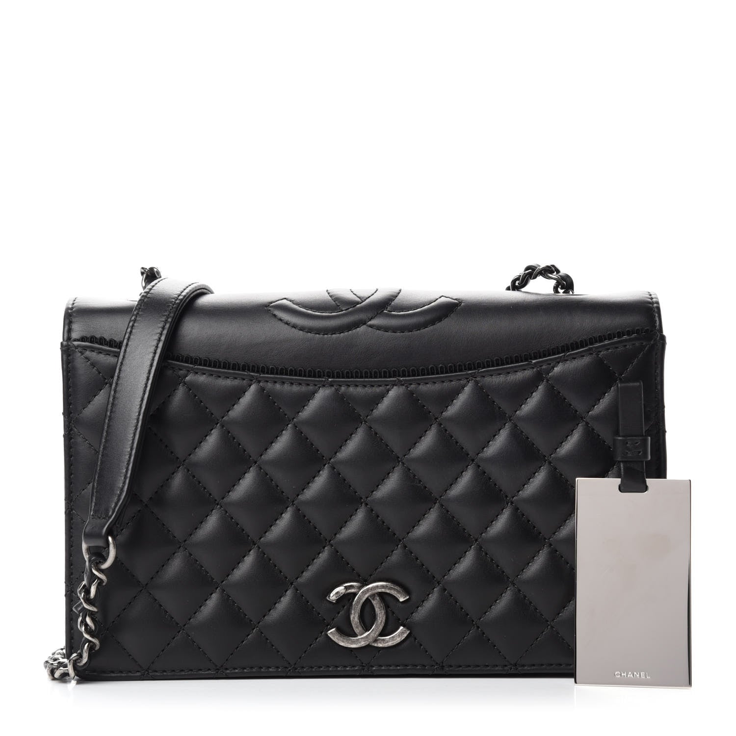 Chanel Calfskin Quilted Small Ballerine Flap Black 3 of 12