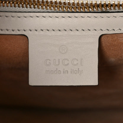 Gucci Calfskin Small Sylvie Shoulder Bag Off White 7 of 10
