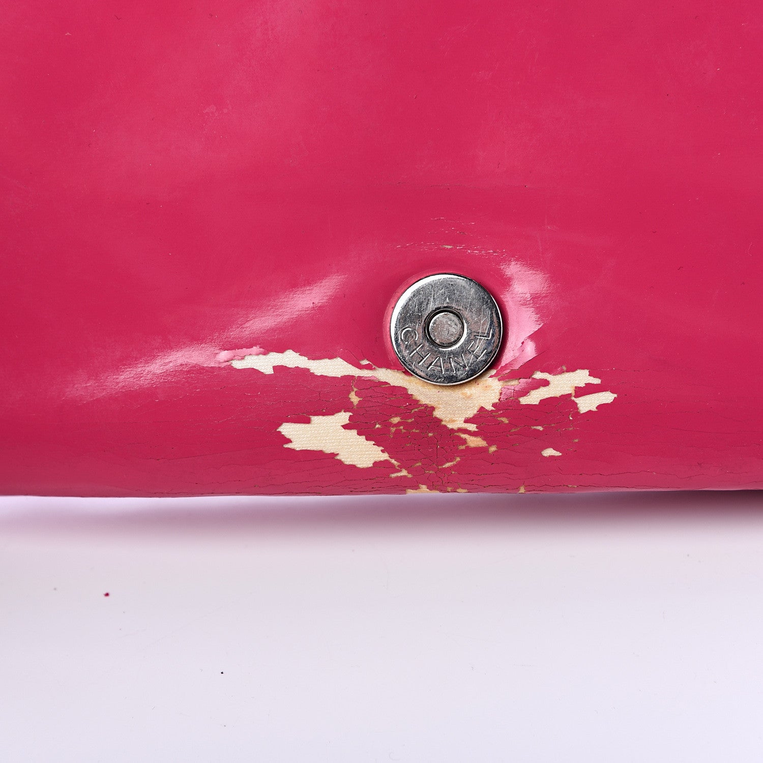 Chanel Glazed Calfskin Small Lipstick Flap Bag Fuchsia 11 of 20