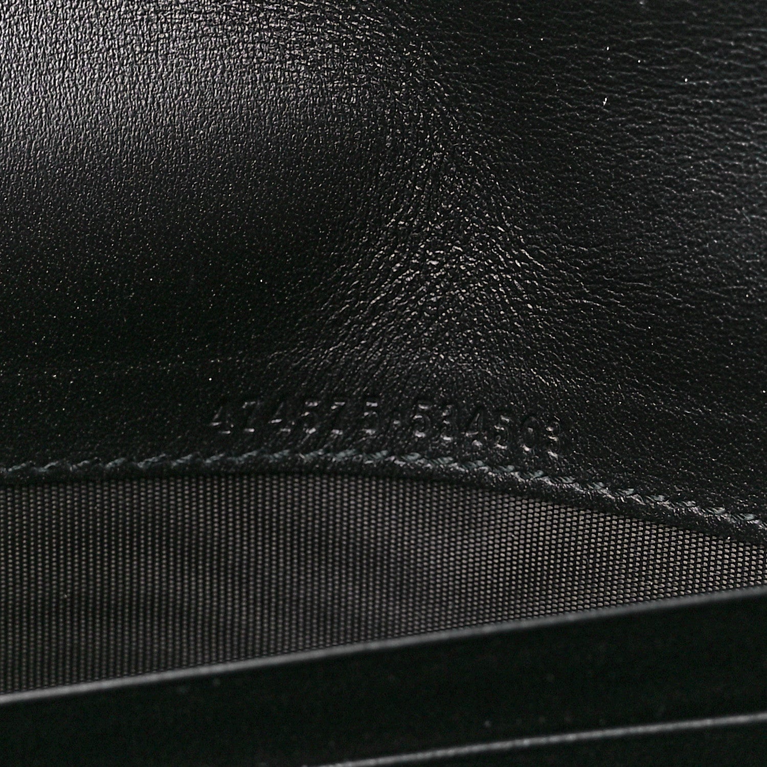 Gucci Velvet Matelasse GG Marmont Chain Wallet Black 7 of 11