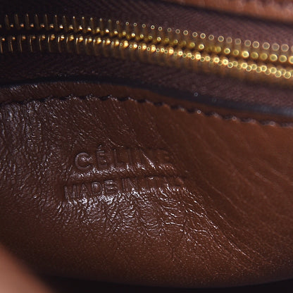 Celine Suede Calfskin Sangle Bucket Bag Chestnut 8 of 12
