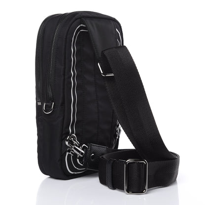 Dolce & Gabbana Nylon Logo Crown Sling Crossbody Bag Black 4 of 7