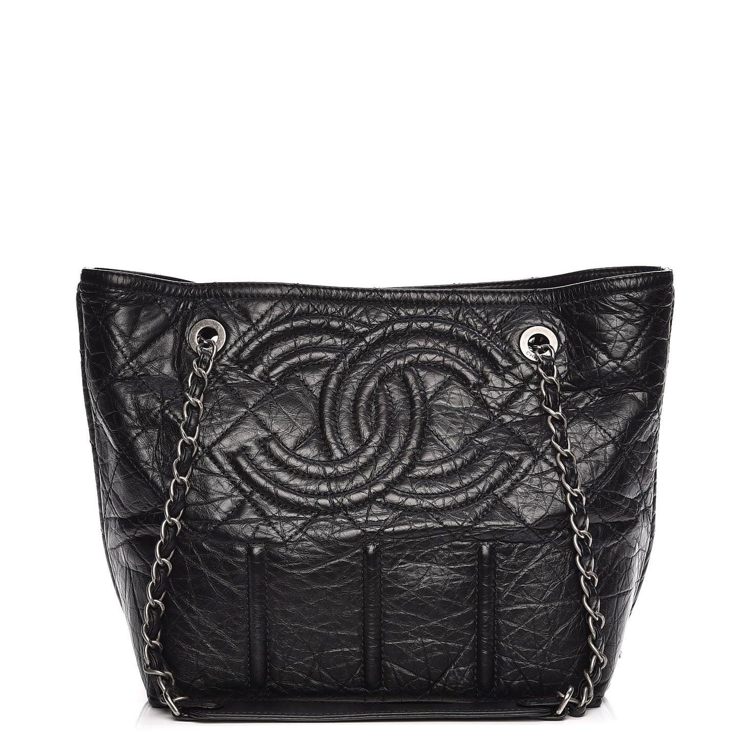 Calfskin Small Shopping In Moscow Tote Black
