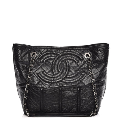 Chanel Calfskin Small Shopping In Moscow Tote Black 1 of 9