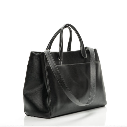 Chanel Caviar Large Cerf Executive Shopper Tote Black 3 of 7