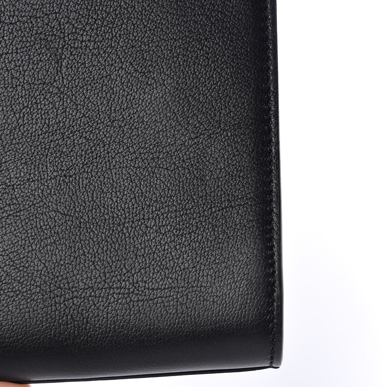 Saint Laurent Calfskin Monogram Large Belle De Jour Clutch Black 9 of 13