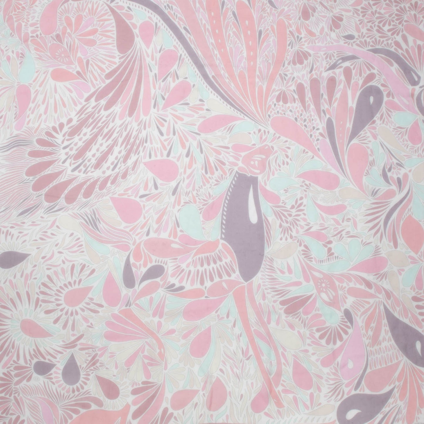 Mousseline Silk Millefleurs du Mexique Shawl 140