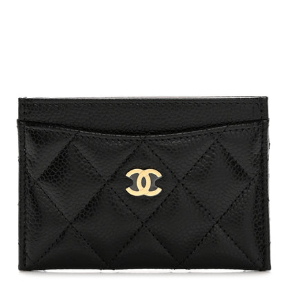 Chanel Caviar Quilted Card Holder Black 1 of 9