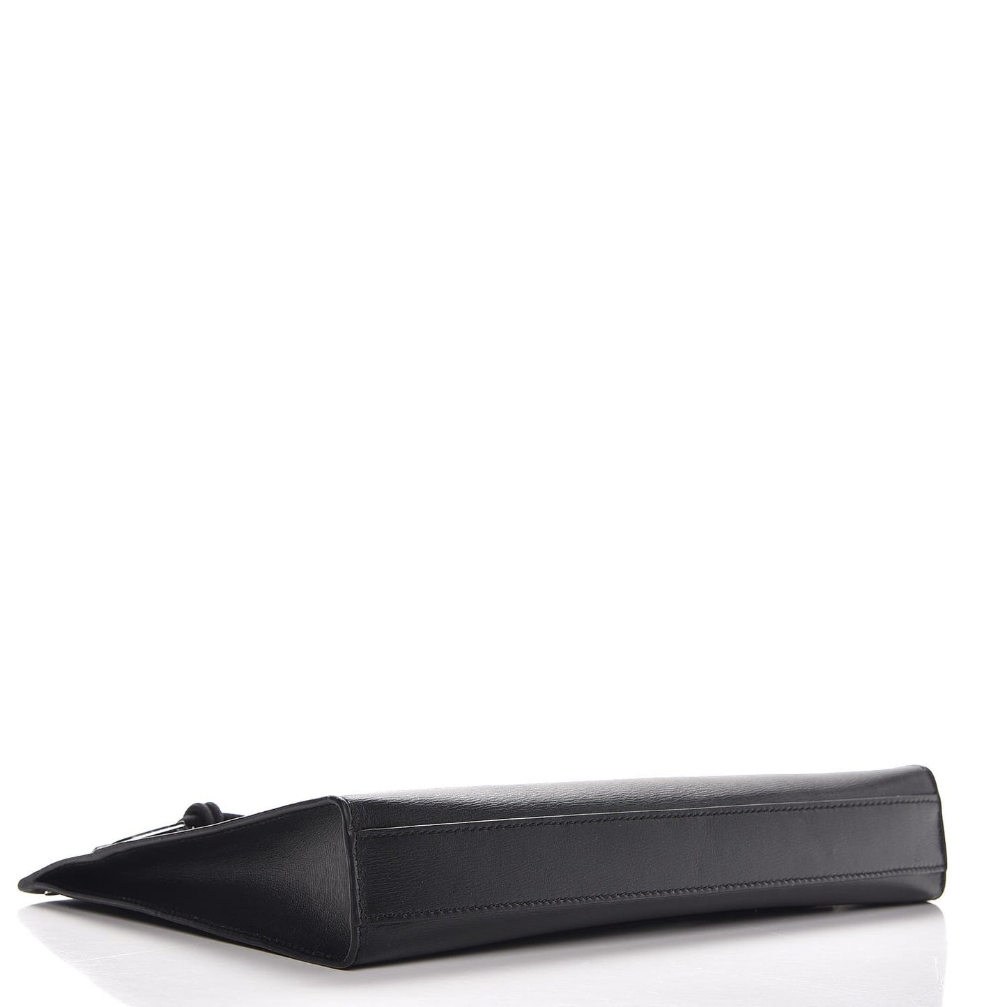 Calfskin Cork Signature Bee Homme Pochette Black