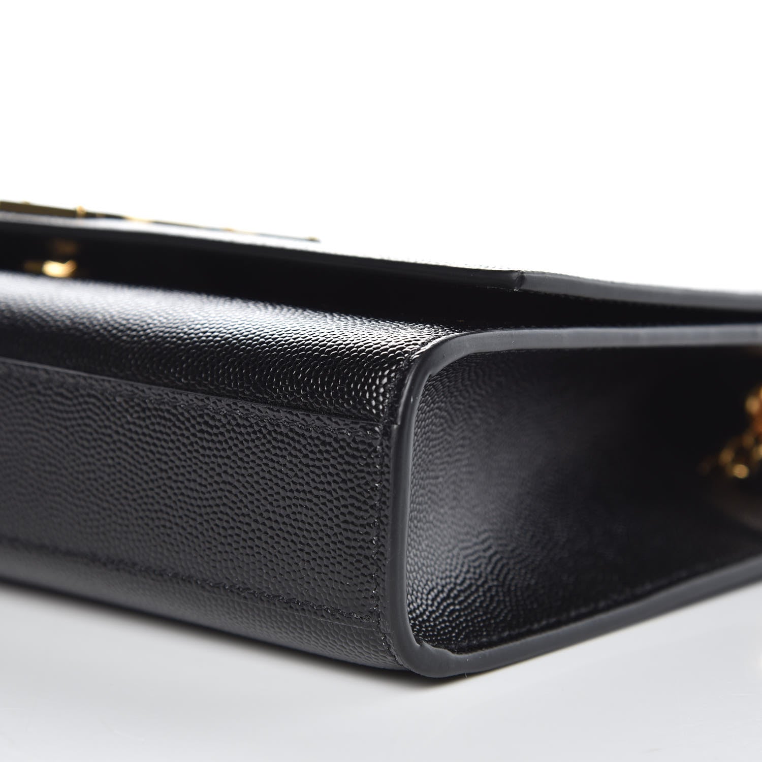 Saint Laurent Grain De Poudre Medium Classic Monogram Kate Satchel Black 9 of 9