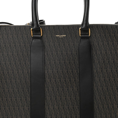 Saint Laurent Toile Classic Monogram Tote Black 8 of 10