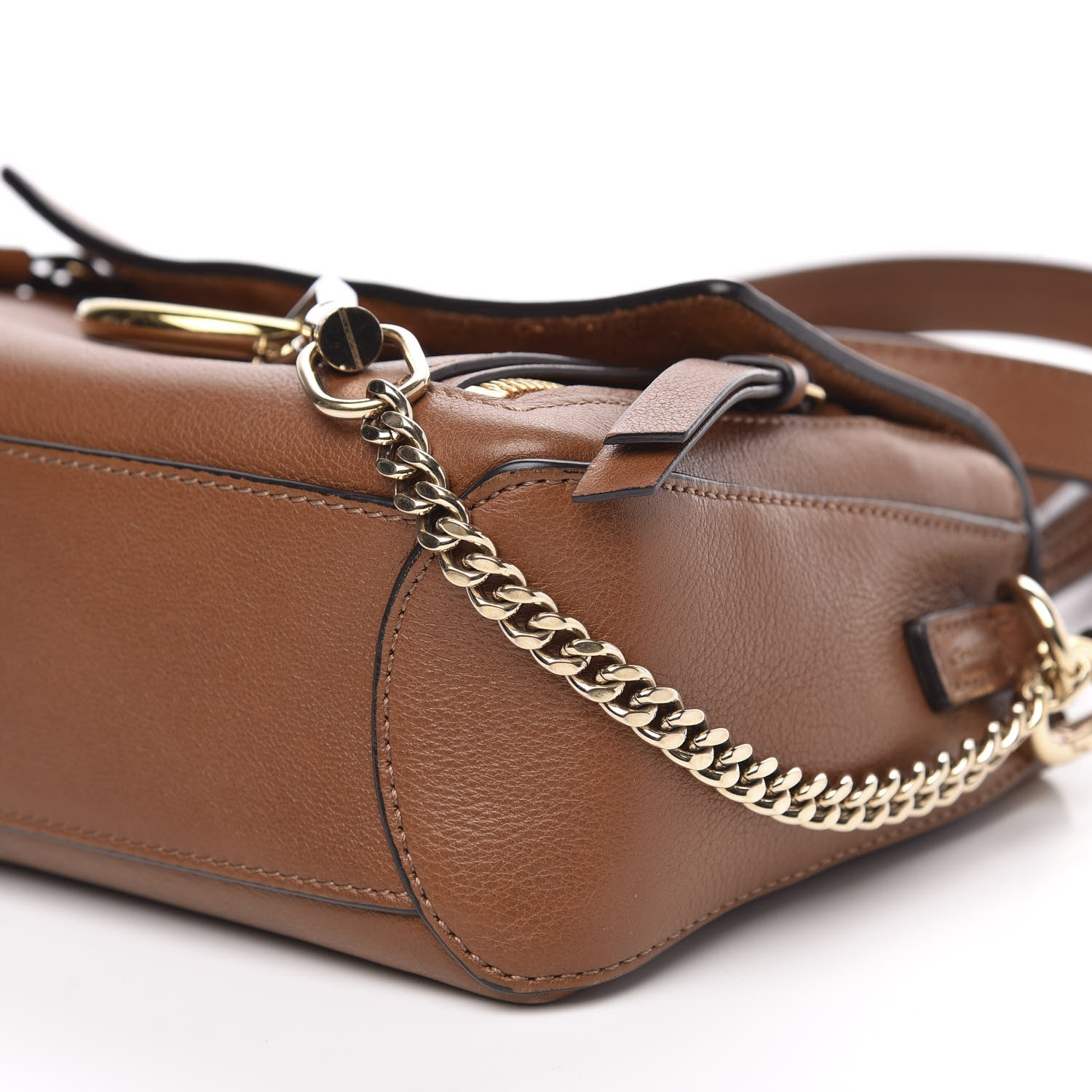 Chloe Calfskin Mini Faye Day Shoulder Bag Tan 10 of 14