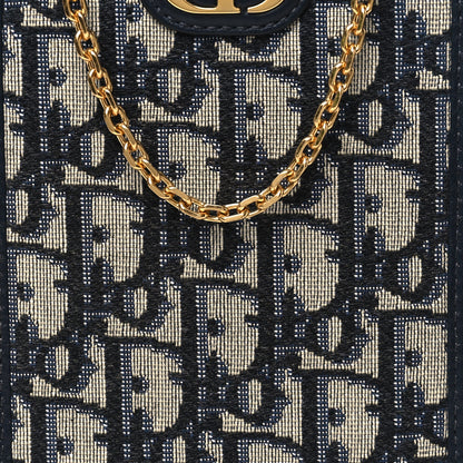 Christian Dior Oblique 30 Montaigne Phone Holder Blue 8 of 11