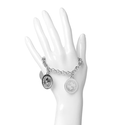 Gucci Sterling Silver Coin Bracelet 2 of 5