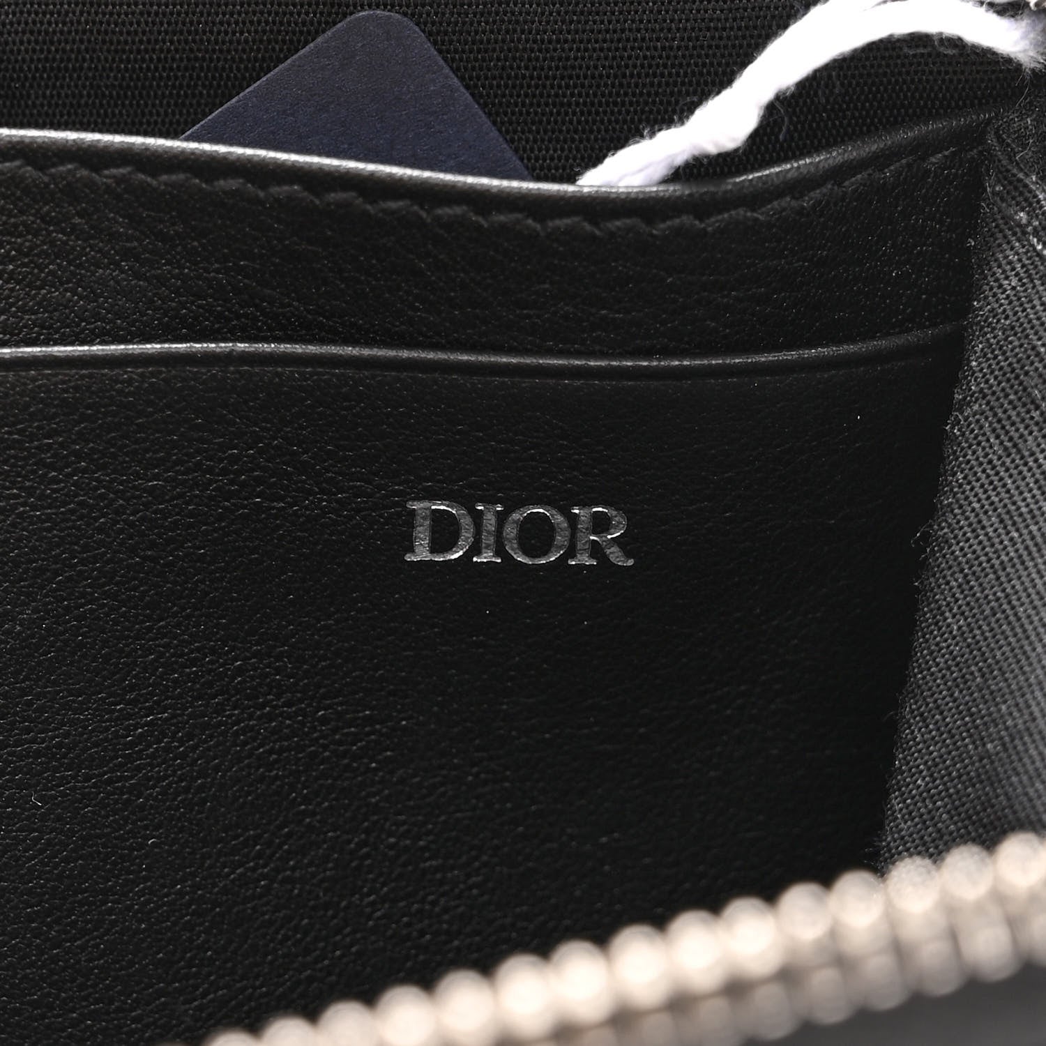 Christian Dior Calfskin Oblique Galaxy Perforated Messenger Black Multicolor 5 of 9