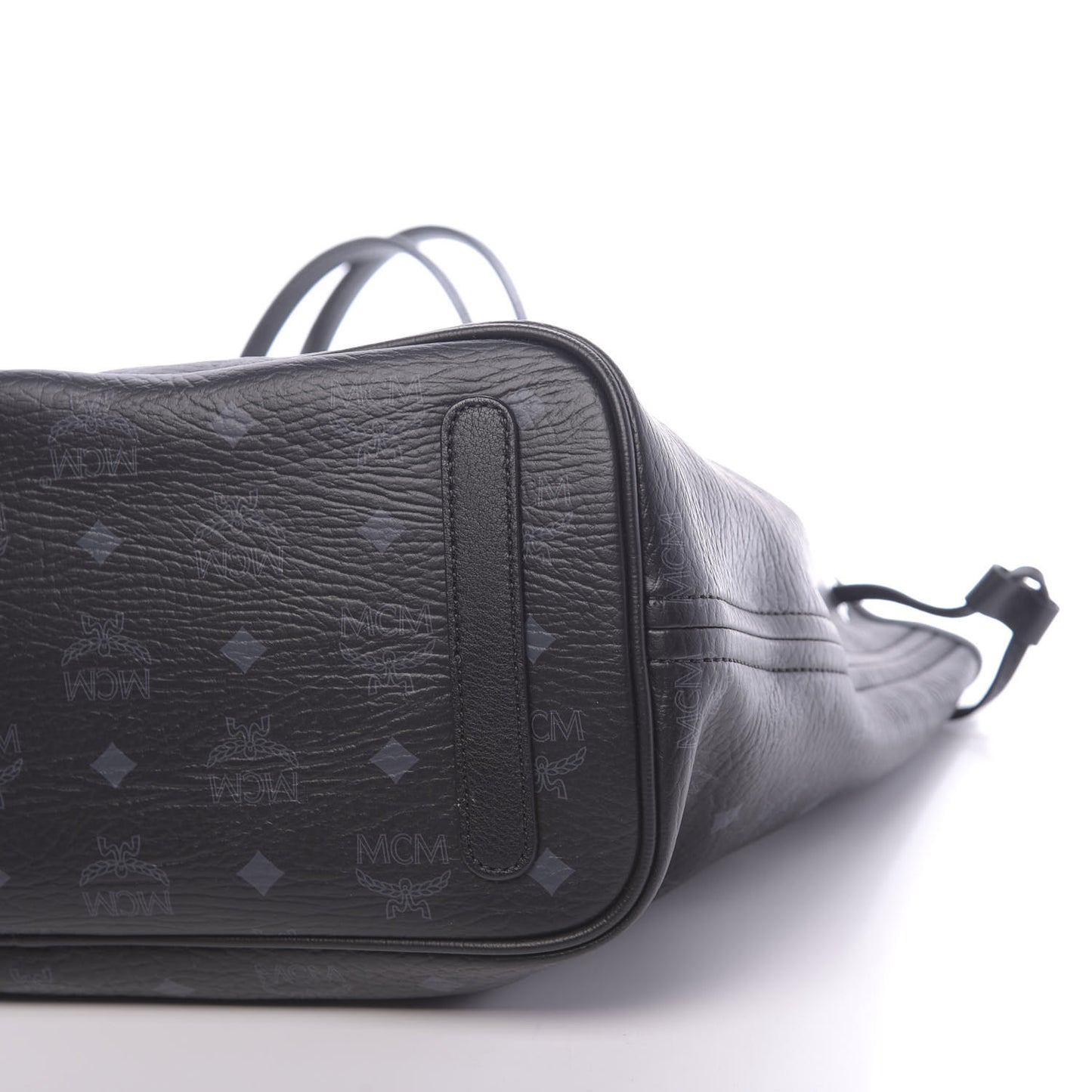 Visetos Medium Liz Reversible Shopper Tote Black