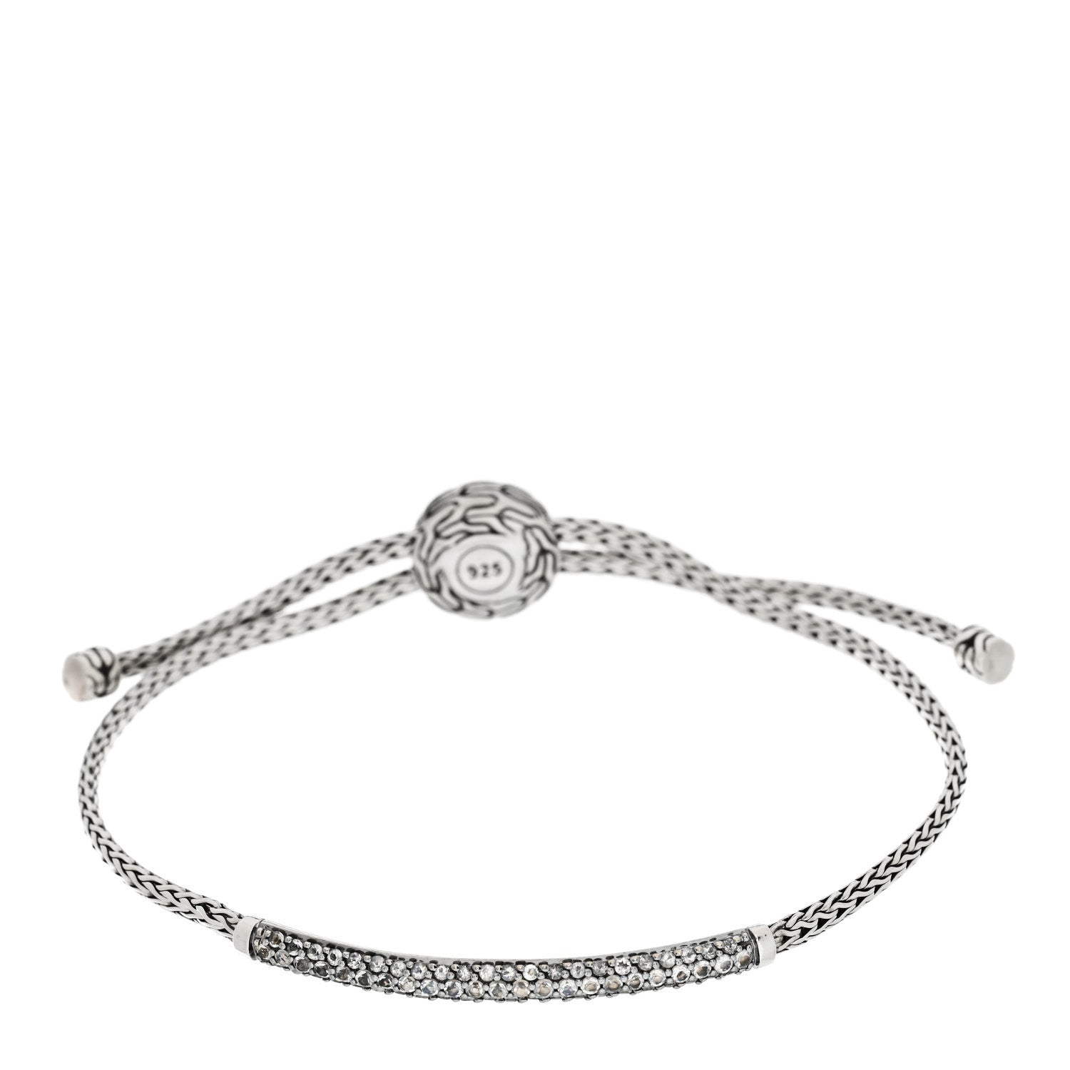 John Hardy Sterling Silver Moonstone Classic Chain Pull Through Bracelet 1 of 4