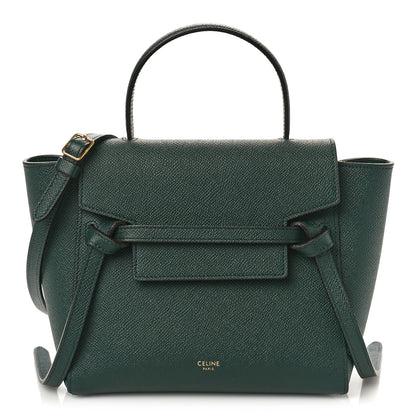 Celine Grained Calfskin Pico Belt Bag Amazone 1 of 7