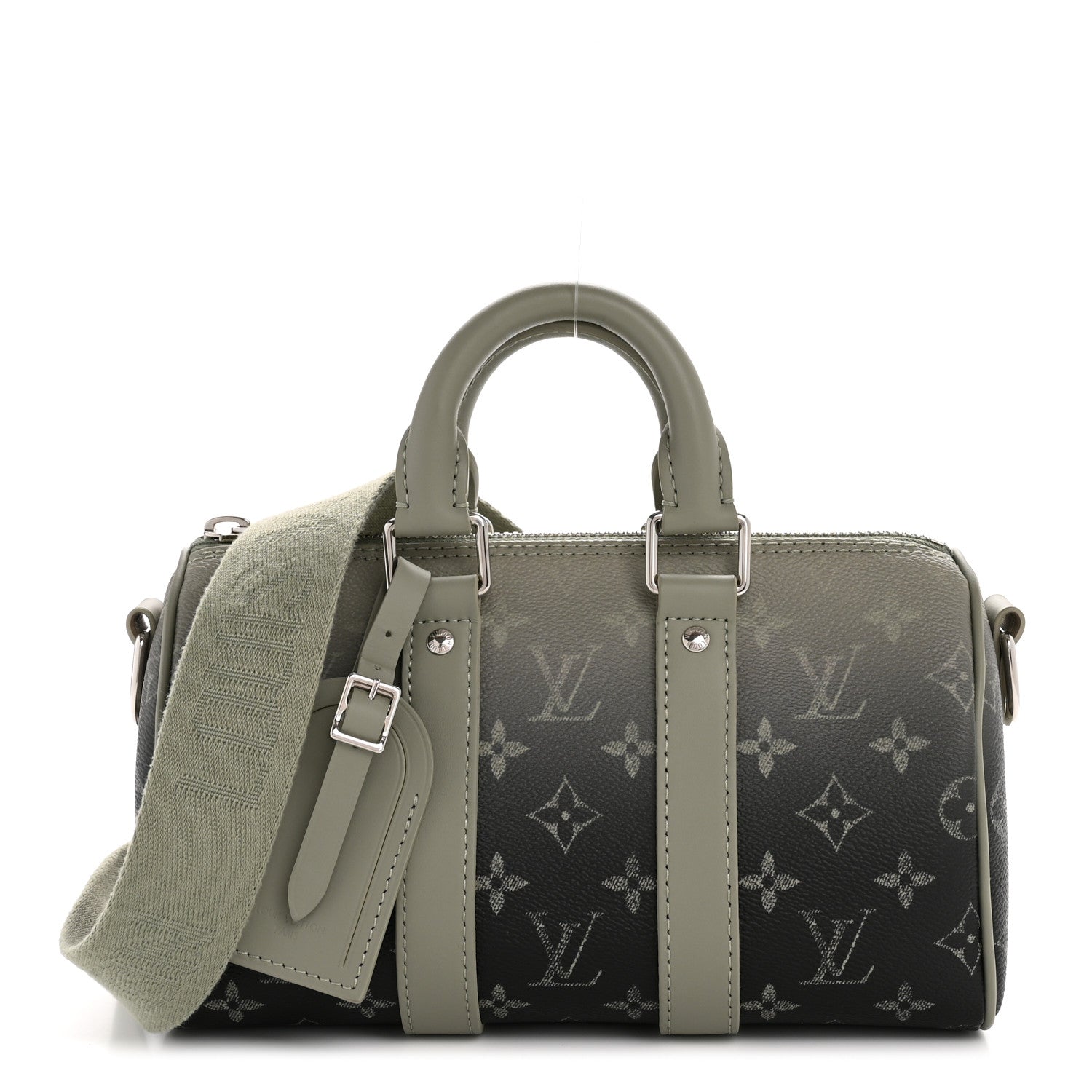 Louis Vuitton Monogram Gradient Keepall Bandouliere 25 Khaki 1 of 10