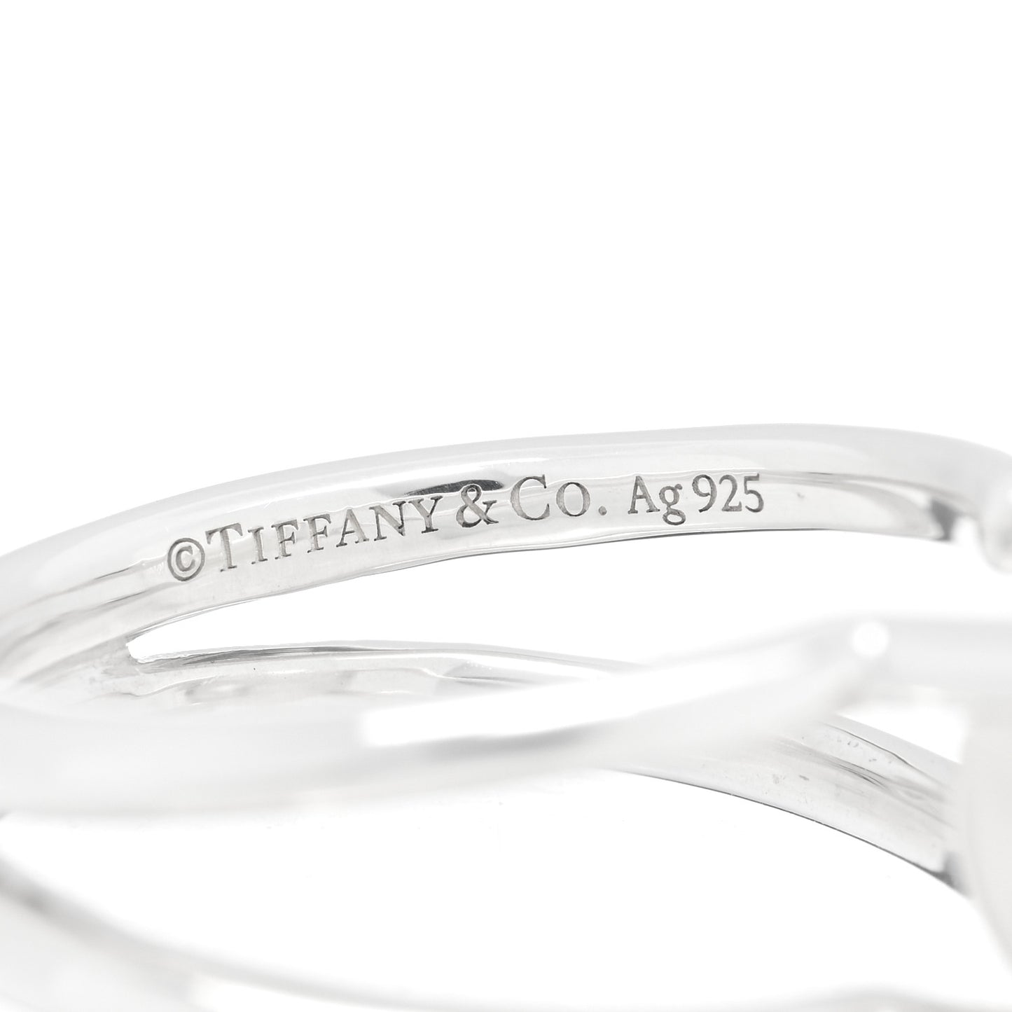Sterling Silver Pearl HardWear Ring 52 6
