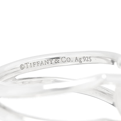 Tiffany Sterling Silver Pearl HardWear Ring 52 6 4 of 4
