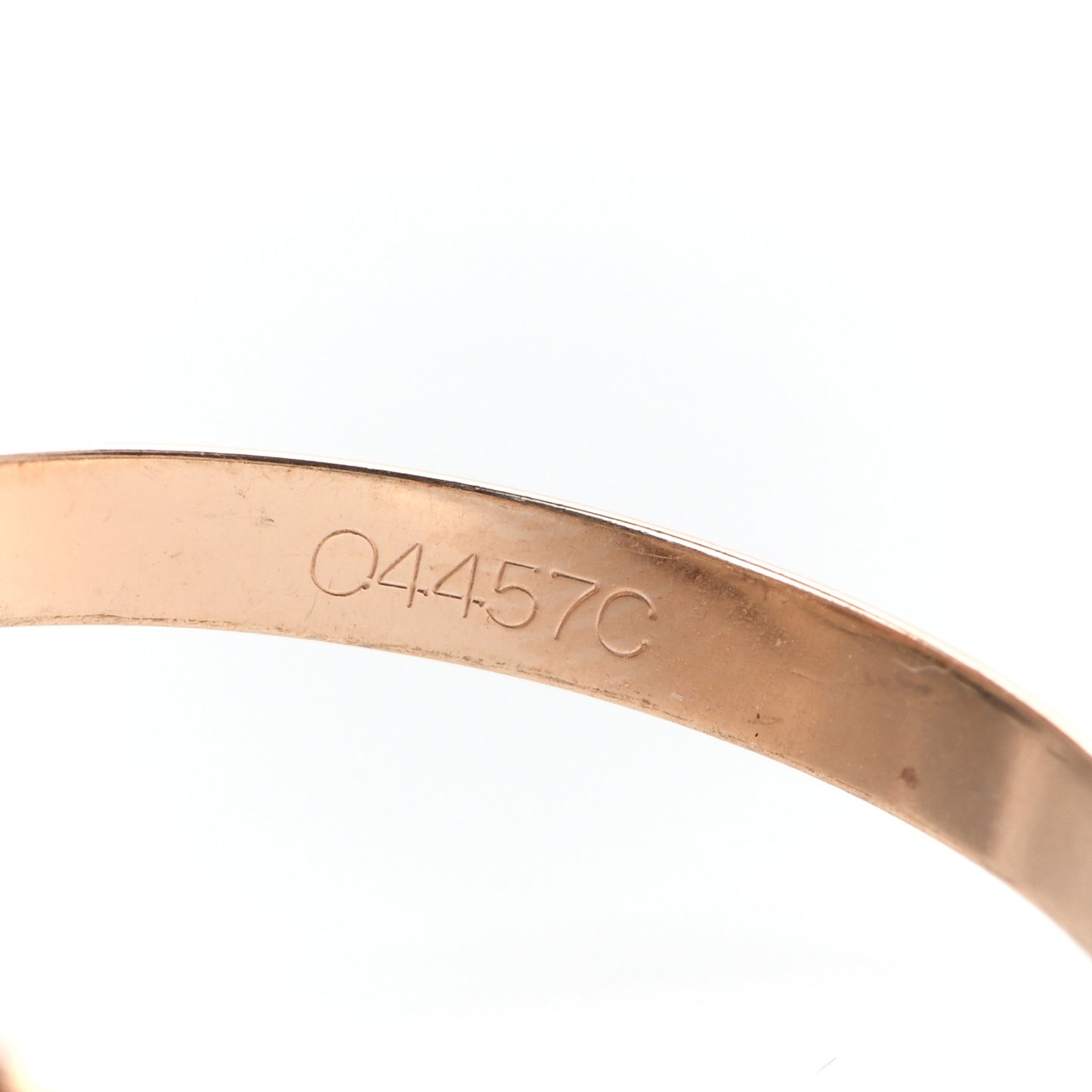 18K Pink Yellow White Gold Five Band Les Must De Cartier Trinity Ring 60 9