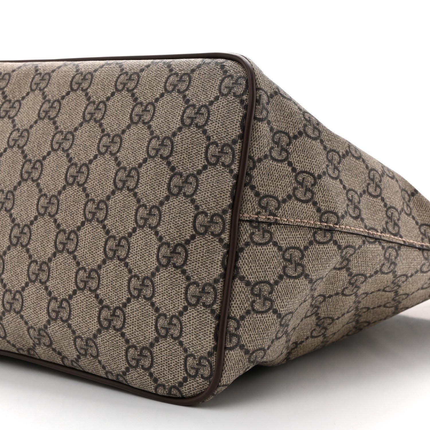 Gucci Soft GG Supreme Monogram Courrier Medium Crossbody Tote Beige New Acero 10 of 14