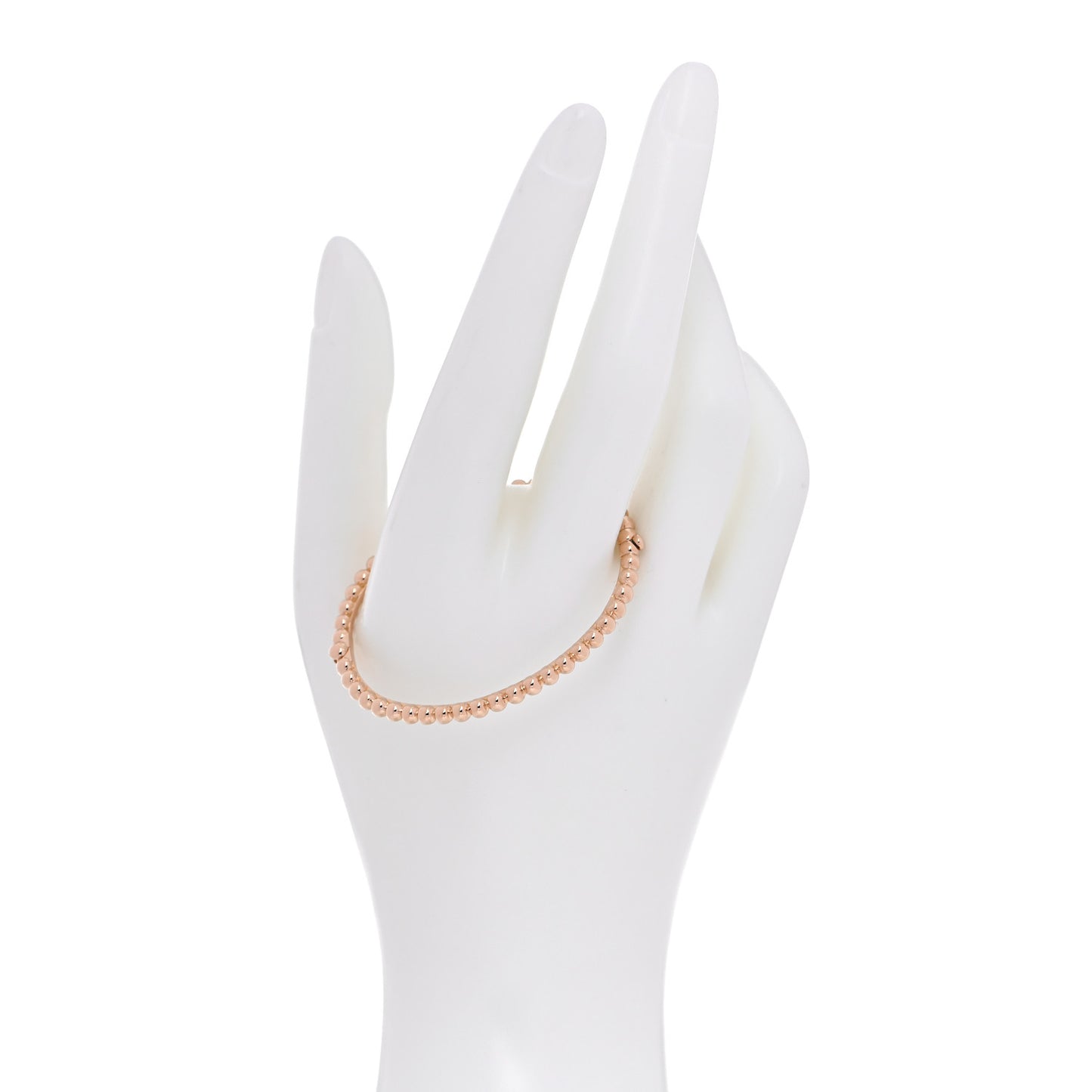 18K Rose Gold Perlee Pearls of Gold Bracelet S