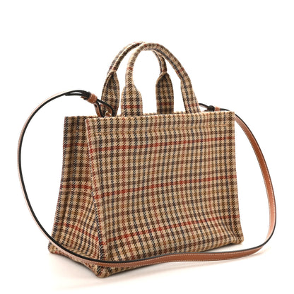 Celine Tweed Calfskin Triomphe Small Multicolor 3 of 9