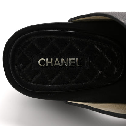 Chanel Calfskin CC Clogs 40.5 6 of 9
