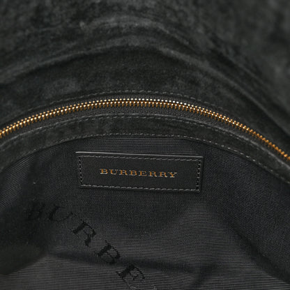 Burberry Signature Grain Medium Mildenhall Crossbody Bag Black 6 of 9