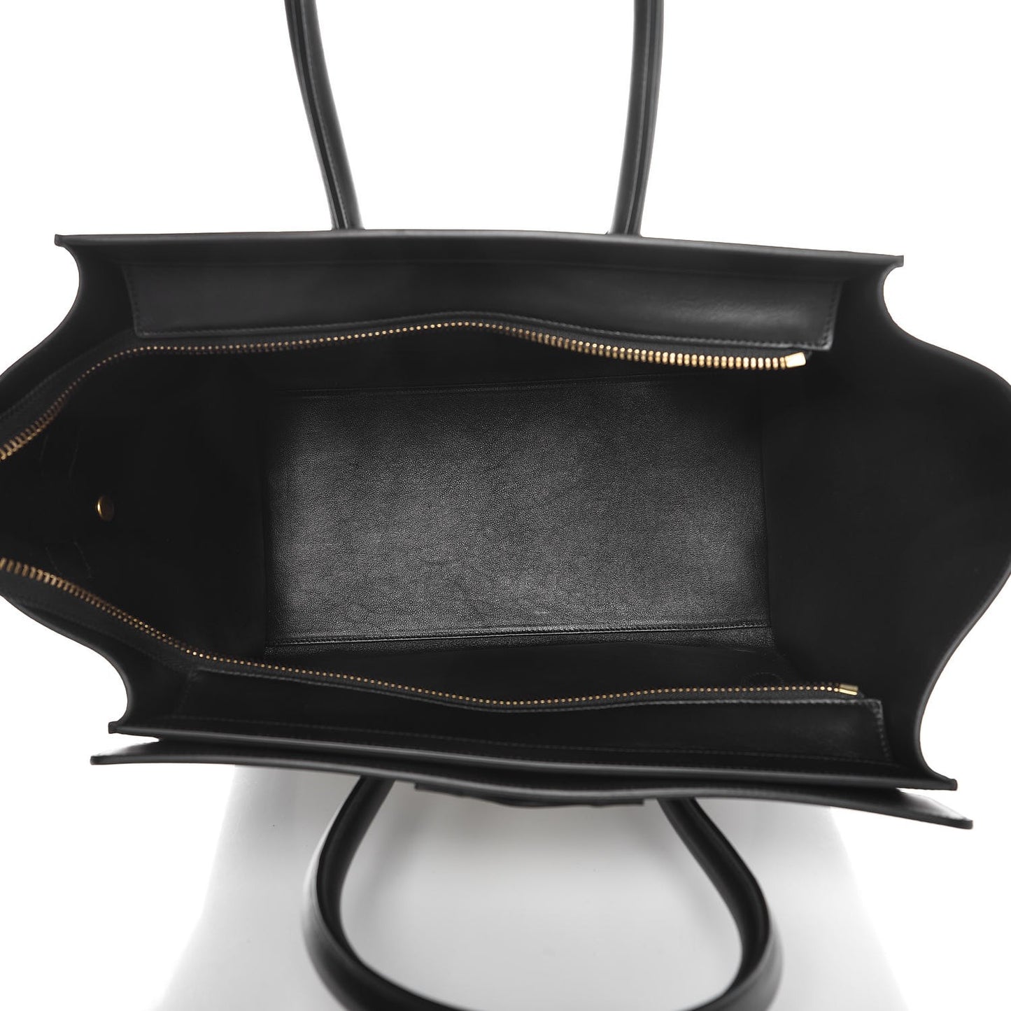 Baby Grained Calfskin Tri-color Mini Luggage White Liquorice